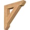 Ekena Millwork Traditional Slat Smooth Bracket, Western Red Cedar, 5 1/2"W x 32"D x 32"H BKT06X32X32TRA06SWR - alternate 1
